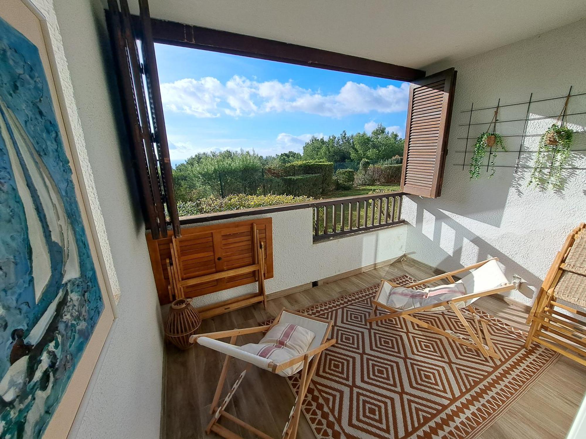 Superbe Appartement Piscine, Tennis, Vue Mer Et Decore Avec Gout Κασί Εξωτερικό φωτογραφία